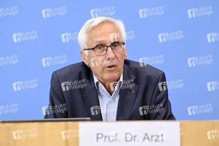 Bundespressekonferenz Proteste an Hochschulen gegen den Krieg in Gaza in Berlin