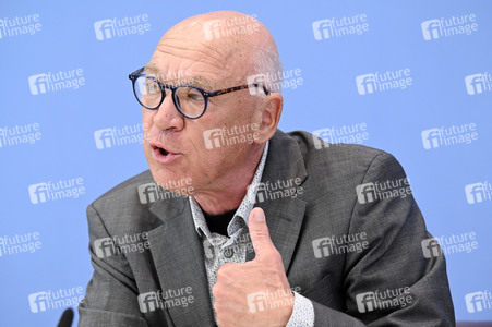 Bundespressekonferenz Proteste an Hochschulen gegen den Krieg in Gaza in Berlin