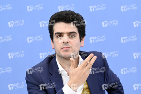 Bundespressekonferenz Proteste an Hochschulen gegen den Krieg in Gaza in Berlin