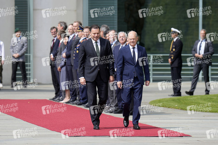 Empfang des Premierministers von Portugal in Berlin
