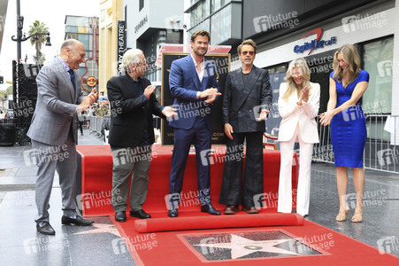 Chris Hemswoth erhält einen Stern auf dem Hollywood Walk of Fame in Los Angeles