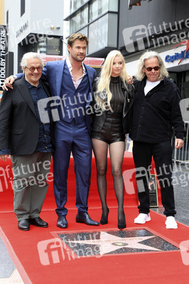 Chris Hemswoth erhält einen Stern auf dem Hollywood Walk of Fame in Los Angeles