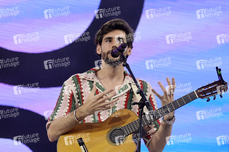 Konzert von Álvaro Soler beim Demokratiefest zu 75 Jahren Grundgesetz in Berlin