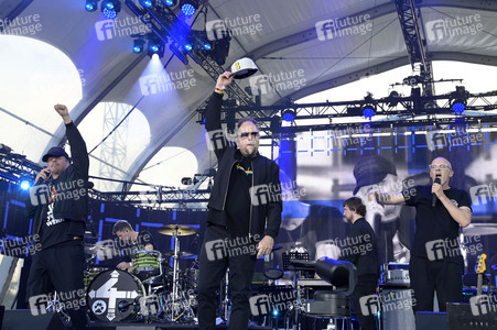 Abschlussveranstaltung beim Demokratiefest zu 75 Jahren Grundgesetz in Berlin