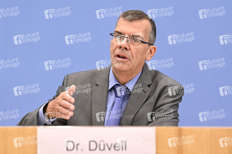 Bundespressekonferenz Report Globale Flucht 2024 in Berlin