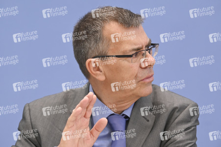 Bundespressekonferenz Report Globale Flucht 2024 in Berlin