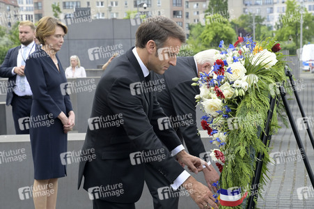 Kranzniederlegung am Denkmal für die ermordeten Juden Europas in Berlin