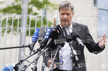 Pressestatement von Robert Habeck in Berlin