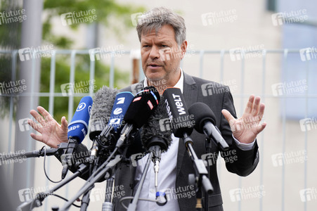Pressestatement von Robert Habeck in Berlin