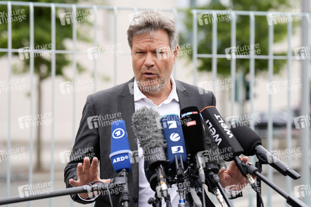 Pressestatement von Robert Habeck in Berlin