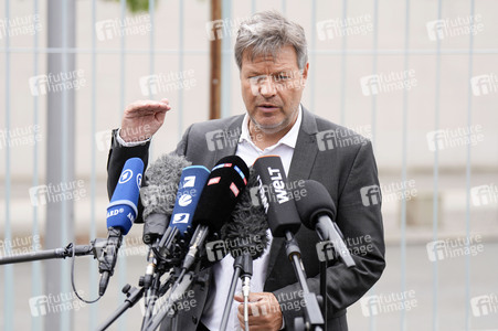 Pressestatement von Robert Habeck in Berlin