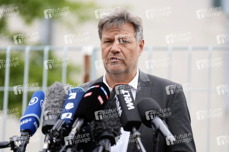 Pressestatement von Robert Habeck in Berlin