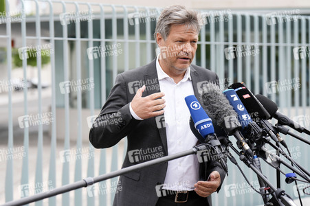 Pressestatement von Robert Habeck in Berlin