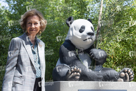 Pandabär-Präsentation in Madrid