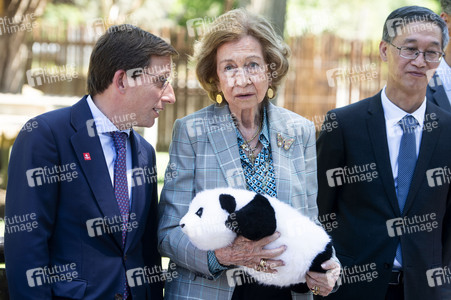 Pandabär-Präsentation in Madrid