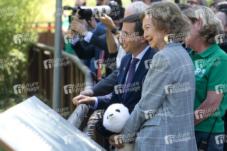 Pandabär-Präsentation in Madrid