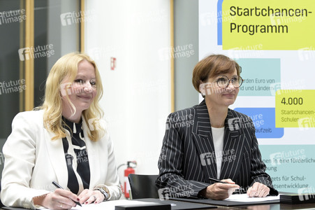 Bundespressekonferenz Unterzeichnung des Startchancen-Programms in Berlin