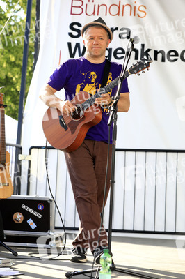 Wahlkampfveranstsaltung des Bündnis Sahra Wagenknecht in Leipzig