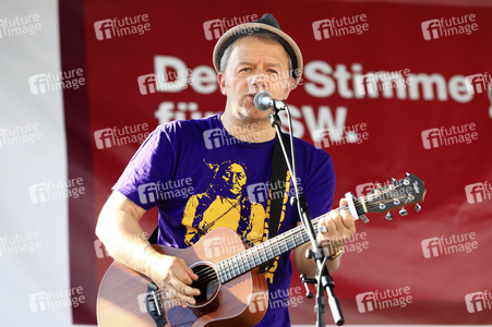 Wahlkampfveranstsaltung des Bündnis Sahra Wagenknecht in Leipzig