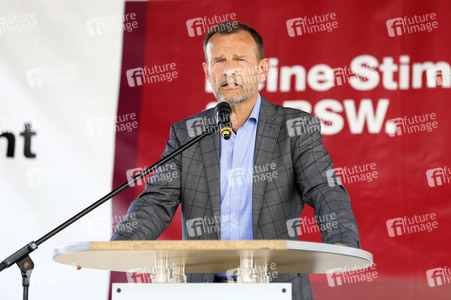 Wahlkampfveranstsaltung des Bündnis Sahra Wagenknecht in Leipzig