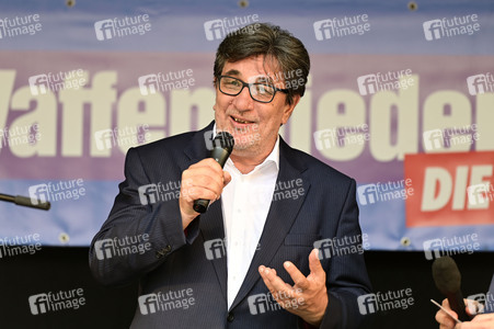 Wahlkampfveranstaltung der Partei Die Linke in Dresden