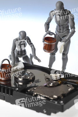 Symbolfoto Datenträgerbereinigung