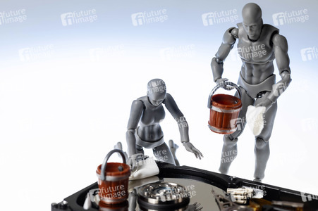 Symbolfoto Datenträgerbereinigung