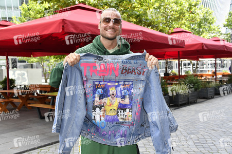 Pressekonferenz zum Boxkampf Eric Sindermann vs. Jörg Hansen in Berlin