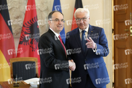 Begrüßung des Präsidenten der Republik Albanien in Berlin