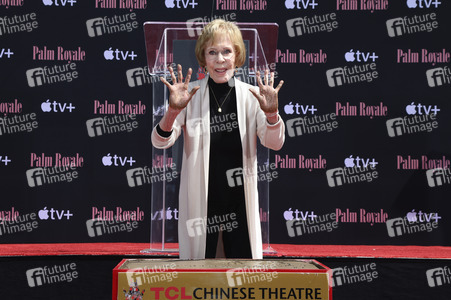 Hand and Footprint Ceremony mit Carol Burnett in Los Angeles