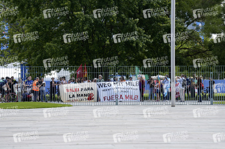Empfang des Präsidenten von Argentinien in Berlin