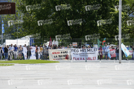 Empfang des Präsidenten von Argentinien in Berlin