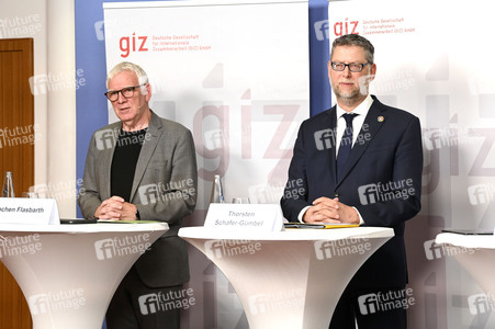 Jahrespressekonferenz 2024 der Deutschen Gesellschaft für internationale Zusammenarbeit in Berlin
