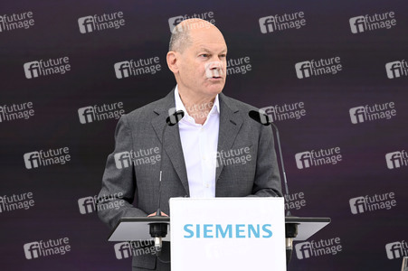 Olaf Scholz bei Siemens in Berlin