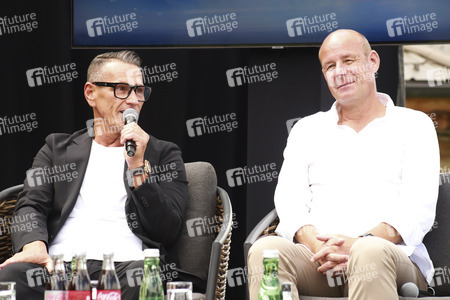 Pressekonferenz mit Sting, Bryan Adams und Simply Red in Schladming