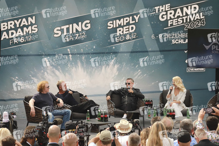 Pressekonferenz mit Sting, Bryan Adams und Simply Red in Schladming