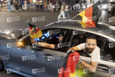 Autokorso auf dem Kurfürstendamm in Berlin