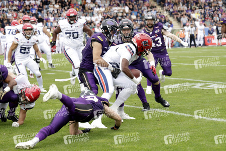 American Football-Spiel Frankfurt Galaxy vs. Hamburg Sea Devils in Frankfurt