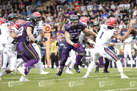 American Football-Spiel Frankfurt Galaxy vs. Hamburg Sea Devils in Frankfurt