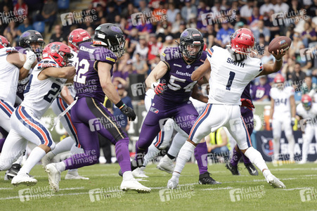 American Football-Spiel Frankfurt Galaxy vs. Hamburg Sea Devils in Frankfurt