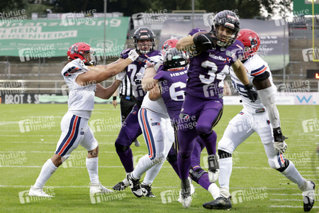 American Football-Spiel Frankfurt Galaxy vs. Hamburg Sea Devils in Frankfurt