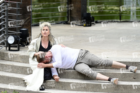 Theaterprobe 'Jedermann' in Weimar