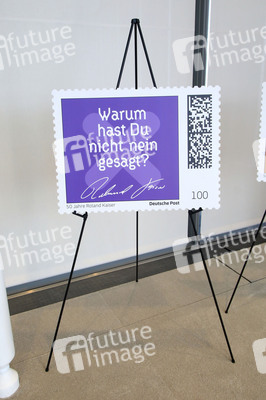 Präsentation der Roland Kaiser-Briefmarken in Bonn