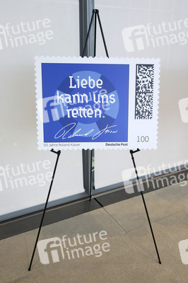 Präsentation der Roland Kaiser-Briefmarken in Bonn