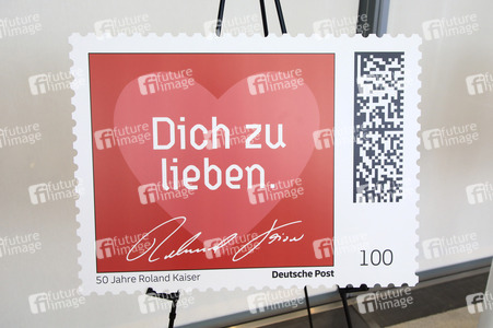 Präsentation der Roland Kaiser-Briefmarken in Bonn