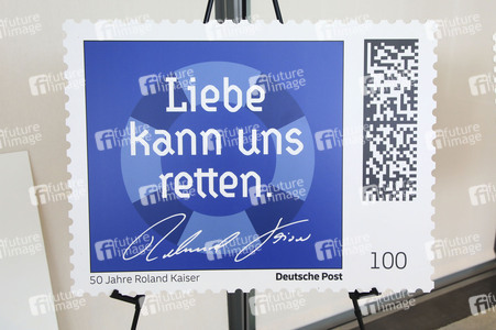 Präsentation der Roland Kaiser-Briefmarken in Bonn
