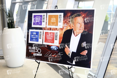 Präsentation der Roland Kaiser-Briefmarken in Bonn