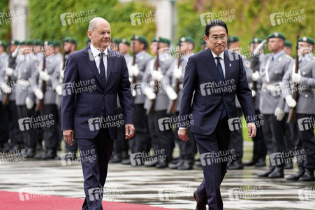 Empfang des Premierministers von Japan in Berlin