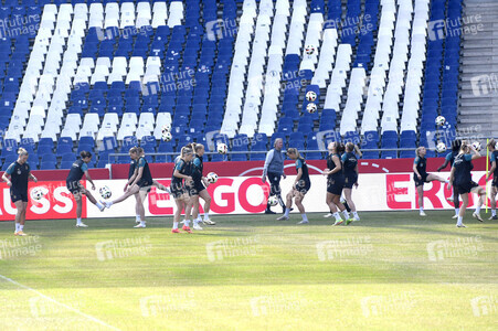 Training  zum Fußball EM-Qualifikationsspiel der Damen in Hannover