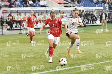 Frauenfußball-Länderspiel Deutschland gegen Österreich in Hannover